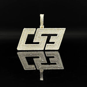 Collar con Colgante Personalizado Ice Lord con Circonitas Cúbicas - Product Image 1