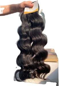 Cheveux Minh Khang Premium – Meilleur Prix – Cheveux Vierge Remy Ondulés Profonds – Qualité Supérieure Vietnamienne – 100 Grammes – Double Trame de Luxe Cousue à la Machine - Product Image 3