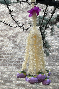 ดอกไม้ประดิษฐ์ mogra ดอกกุหลาบแขวนอินเดียงานแต่งงานจบการศึกษาฮาโลวีนปาร์ตี้ตกแต่งบ้านปรับขนาดได้ - Product Image 5