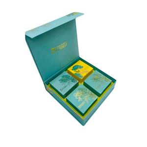 Luxury Corrugated Board Mooncake <b>Gift</b> Packaging Box Custom Logo Gold Foil High Quality <b>Recyclable</b> Paper Carton for Wholesale - Product Image 1