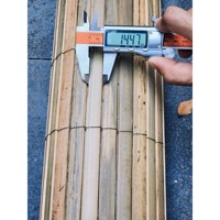 Valla de Bambú Natural Ecológica para Exteriores, Revestimiento de Pared Anticorrosión, Barandilla de Jardín de Bambú, Alta Calidad, Tamaño Personalizable