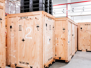 Best Selling Plywood Solid <b>Box</b> Crates Vietnam Customizable Size Wooden Storage Fumigation/Quarantine Treatment Design - Product Image 2