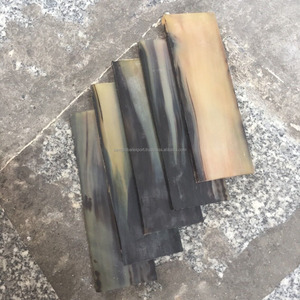 Plaque de corne de buffle moderne rectangulaire multicolore pour artisanat naturel fait à la main pour poignée de couteau et échelle - Product Image 1