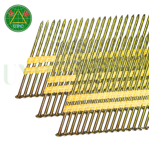 Qualité d'exportation Fabriqué au Vietnam Clous en acier de 3'' x 0.120, 4000 pièces, tête ronde/tige lisse, pour le travail du bois, jaune - Product Image 4