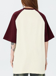 Camiseta de Manga Corta para Hombre, Talla Grande, Cuello Redondo, Tela de Algodón, Unisex, Color en Contraste - Product Image 5