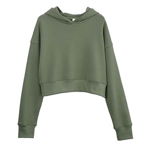 Sudadera con Capucha Corta para Mujer, 100% Algodón, Transpirable, para Invierno, Uso Casual y al Aire Libre, Manga Larga, Precio de Fábrica, Venta al Por Mayor - Product Image 6