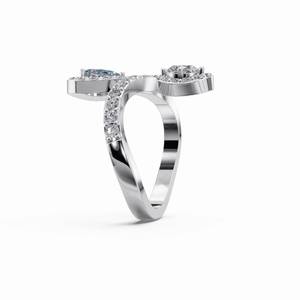 Top Selling Luxury Moissanite Diamond Ring Brilliant Sparkle Iced Out Fashion Jewelry For Men And Women Available for Sale - Product Image 2