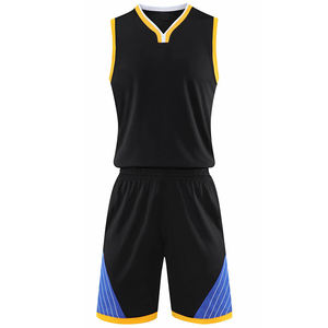 Tenues de basketball personnalisées pour adultes, nouveau style, vêtements de sport respirants en polyester, ensemble de basketball sublimé, logo personnalisé - Product Image 2