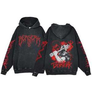 Sweat à capuche pour homme, délavé soleil hivernal, personnalisé, coupe oversize, en coton/nylon épais, effet délavé à l'acide, polaire vintage, effet usé, numérique - Product Image 5