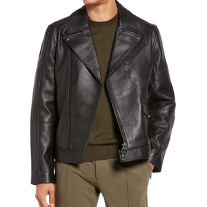 PIHA SPORTS <b>Mens</b> 2026 New Stylish Design Black Brown Real Soft Leather Washed Slim Fit <b>Smart</b> Casual Waterproof Windproof <b>Jacket</b> - Product Image 1