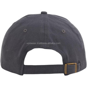Gorra de béisbol hip hop bordada de mezclilla impermeable transpirable desgastada vintage de algodón/poliéster personalizada de 6 paneles - Product Image 3
