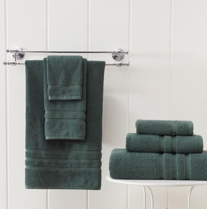 Juego de Toallas de Algodón Verde Oscuro de Lujo, 6 Piezas, Suaves y Absorbentes, para Baño, Hotel y Hogar, Calidad Premium - Product Image 3