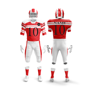 Custom American Football Uniform for Men | Team Football Kit with Jersey <b>Pants</b> | Breathable Polyester Sportswear - Product Image 3