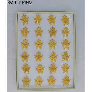 Anillo de Moda Ajustable Chapado en Oro Vintage, Joyería para Mujer, Anillo de Boda Clásico de Arabia Saudita, Anillos Grandes Chapados en Oro de Lujo - Product Image 4