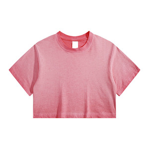 T-shirt court pour femme au design tendance, nouvelle arrivée, logo imprimé personnalisé disponible, différentes tailles, t-shirts courts pour femme - Product Image 6