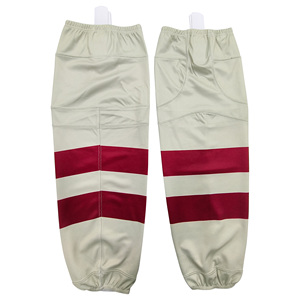 Chaussettes de hockey sur glace rayées personnalisées, sublimation, vente en gros, vêtements de sport - Product Image 1