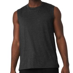 High Quality Wholesale Gym Muscle Tank Tops Soft <b>Stretch</b> Fitness Undershirt for <b>Men</b> OEM Product from Pakistan - Product Image 2