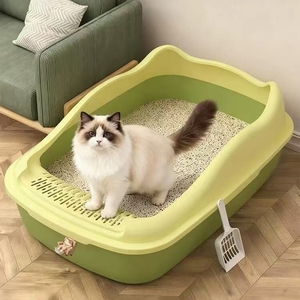 <span class=keywords><strong>Bac</strong></span> à litière pour chat en plastique PP, petit format, durable, anti-éclaboussures, <span class=keywords><strong>prix</strong></span> compétitif - Product Image 2