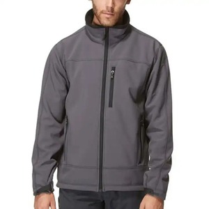 Chaqueta Softshell de Poliéster Personalizada de Moda 2024 para Hombre y Mujer, de Alta Calidad, con Cuello Alto y Cremallera, Estilo Casual de Invierno, con Letras, Estilo Urbano - Product Image 1