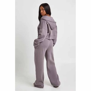 Pantalon de sport long en mélange coton-polyester doublé polaire en fibre de bambou, sur mesure, pour l'entraînement de danse des filles adultes - Product Image 2