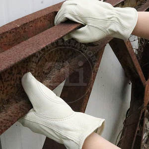 Gants de travail en cuir durables, imperméables et anti-coupures, vente chaude à bas prix - Product Image 5