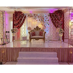 ตกแต่งงานแต่งงานด้วยเทียนติดผนังสุดพิเศษ ฉากหลังงานแต่งงานสุดหรู ฉากหลังเทียนติดผนังสำหรับงานเลี้ยงต้อนรับแบบราชวงศ์ เม็กซิโก - Product Image 1