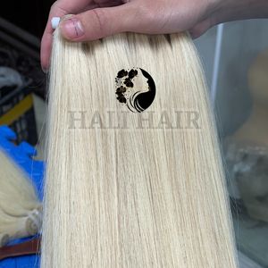 Extensiones de cabello humano de trama recta Remy Premium 100%, todos los colores, trama de máquina doble, extremos dibujados individuales, cabello Hali de Vietnam - Product Image 4