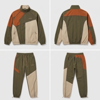 Ensemble de survêtement coupe-vent personnalisé pour homme, avec pantalon de jogging en nylon et veste à cordon de serrage, léger, idéal pour l'hiver – Vente en gros