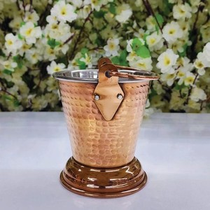 ถังน้ำแข็งโลหะสำหรับเสิร์ฟเครื่องดื่มทันสมัย อุปกรณ์ตกแต่งบาร์ - Product Image 1
