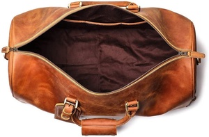 Genuino de los hombres de cuero suave de Fin de Semana de la noche a la mañana gimnasio grande Vintage personalizado de almacenamiento de bolsa de viaje, bolsa de gimnasio-0061 - Product Image 4