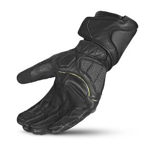 Guantes de Carreras SAAR INDUSTRIES Unisex de Cuero Vacuno Genuino con Pantalla Táctil, Impermeables, Antideslizantes, Transpirables, con Cierre de Gancho y Bucle en los Dedos - Product Image 5
