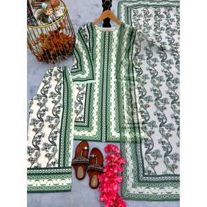 Conjunto de diseñador para mujer para ropa de fiesta Inspiración de impresión digital - Product Image 5