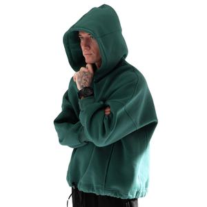 Sweat-shirts à capuche oversize pour hommes, style boxy, avec poche avant, matière épaisse, streetwear décontracté, sweats-shirts personnalisés OEM - Product Image 1