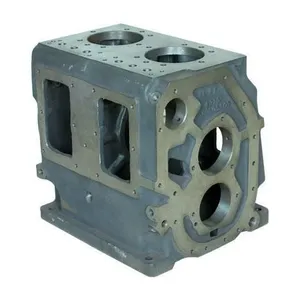 Componente de hierro fundido industrial de primera calidad, personalizado, con tratamiento superficial galvanizado, acabado liso, fundición de alta resistencia. - Product Image 2