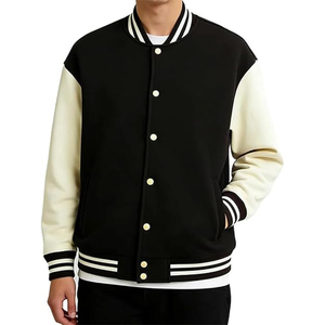 Custom Multi-color Baseball <b>Jacket</b> Wholesale Baseball Outfit / School Uniform <b>Jacket</b> Buttoned <b>Long</b>-sleeved <b>Jacket</b> - Product Image 2