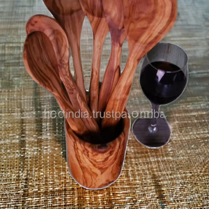 Artisanat en verre en bois classique intemporel Technique polie Unique matériau naturel pour les événements de fête à la maison modèle de cadeau modèle de table - Product Image 2