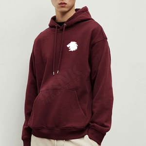 Sweat-shirts pour hommes en coton mélangé, prix de gros, basiques, couleur personnalisée, sweat-shirts à capuche pour hommes - Product Image 2