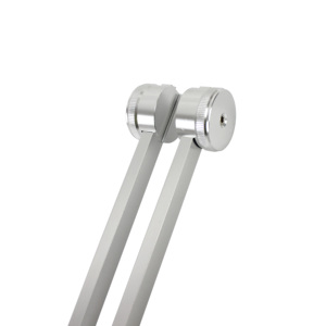 Diapasons de diagnostic nerveux médical de haute qualité, instruments de sonothérapie 128HZ 256HZ, diapasons ORL en alliage d'aluminium noir et argenté - Product Image 4