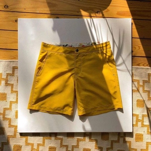 Short de bain pour hommes 2026 en gros, extensible dans quatre directions, avec imprimé rayé et logo personnalisé - Product Image 5