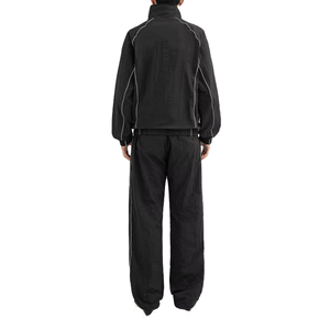 Costume de sport en tricot d'été coupe-vent imperméable à séchage rapide respirant pour homme avec fermeture éclair 100% polyester - Product Image 3