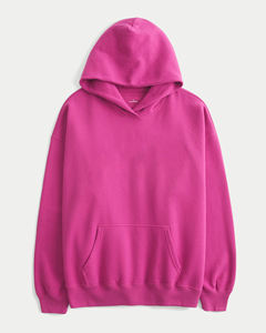 Sudadera con Capucha de Alta Calidad, Informal, de Color Sólido, Holgada, para Parejas, Lisa, de Algodón Suave - Product Image 5
