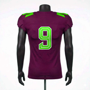 Impression par transfert thermique, maillot de football américain OEM, nouveau design personnalisé, maillot de football américain sur mesure, haute qualité - Product Image 2