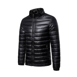 Veste d'hiver matelassée pour homme de haute qualité avec logo personnalisé |   Veste matelassée en duvet épaisse et chaude pour l'extérieur, vente en gros OEM/ODM - Product Image 6