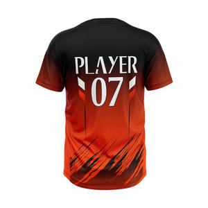 Uniformes de Béisbol Personalizados, Camisetas de Alta Calidad Impresas en Tela 100% Poliéster, Transpirables y de Secado Rápido para Béisbol y Sóftbol - Product Image 2