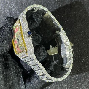 Relojes de Pulsera de Edición Limitada con Esfera de Cristal de Zafiro, Mecánicos, Unisex, Estilo Hip Hop, Hechos a Mano, con Joyas de Belleza Artísticas, Resistentes al Agua hasta 100 Bares - Product Image 2