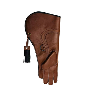 New Latest Design Wholesale Price High Quality Falconry <b>Gloves</b> for Sale OEM ODM Service Heavy Duty Customized Logo Private Label - Product Image 4