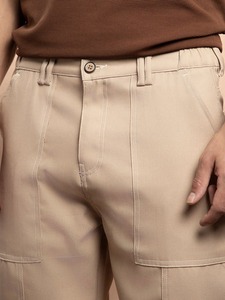 Jean en denim décontracté pour homme, coupe ample, jambe large, écologique, lavable, résistant à la décoloration, déchiré, taille mi-haute, en coton - Product Image 3