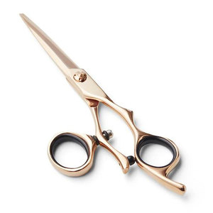 Juego de Tijeras de Peluquería Giratorias de 6 Pulgadas en Oro Rosa Premium y Tijeras de Entresacar para Barberos Profesionales y Estilistas de Salón - Product Image 3