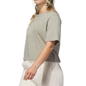 Top Corto a Cuadros para Mujer, Moderno, Elástico, 100% Algodón, Transpirable, Anti-UV, Ecológico, para Uso Diario Informal, Primavera/Verano - Product Image 6