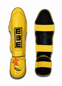 Protège-tibias de combat robustes en cuir PU personnalisé pour Muay Thai, Kickboxing, MMA – Unisexe - Product Image 5